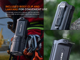 Fenix LR36R Powerful White Laser Flashlight for Rescue and Tactical Ops 10000 Lumen OLED Display