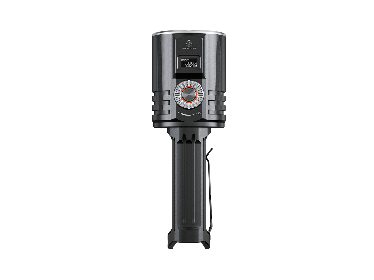 Fenix LR36R Powerful White Laser Flashlight for Rescue and Tactical Ops 10000 Lumen OLED Display