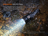 Fenix LR36R Powerful White Laser Flashlight for Rescue and Tactical Ops 10000 Lumen OLED Display