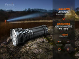 Fenix LR40R V2 Rechargeable LED Searchlight One Hand Operation For Outdoor Pros 15000 Lumens 900m Range