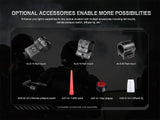 Fenix PD35R Compact Rechargeable Flashlight - Trail Ready