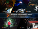 Fenix PD35R Compact Rechargeable Flashlight - Trail Ready