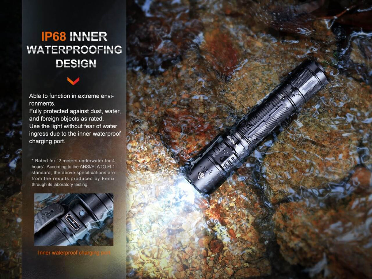 Fenix PD35R Compact Rechargeable Flashlight - Trail Ready