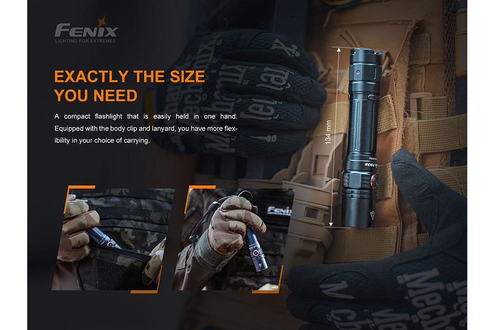 Fenix PD35 V3.0 EDC Flashlight 1700 Lumens Adventure Ready
