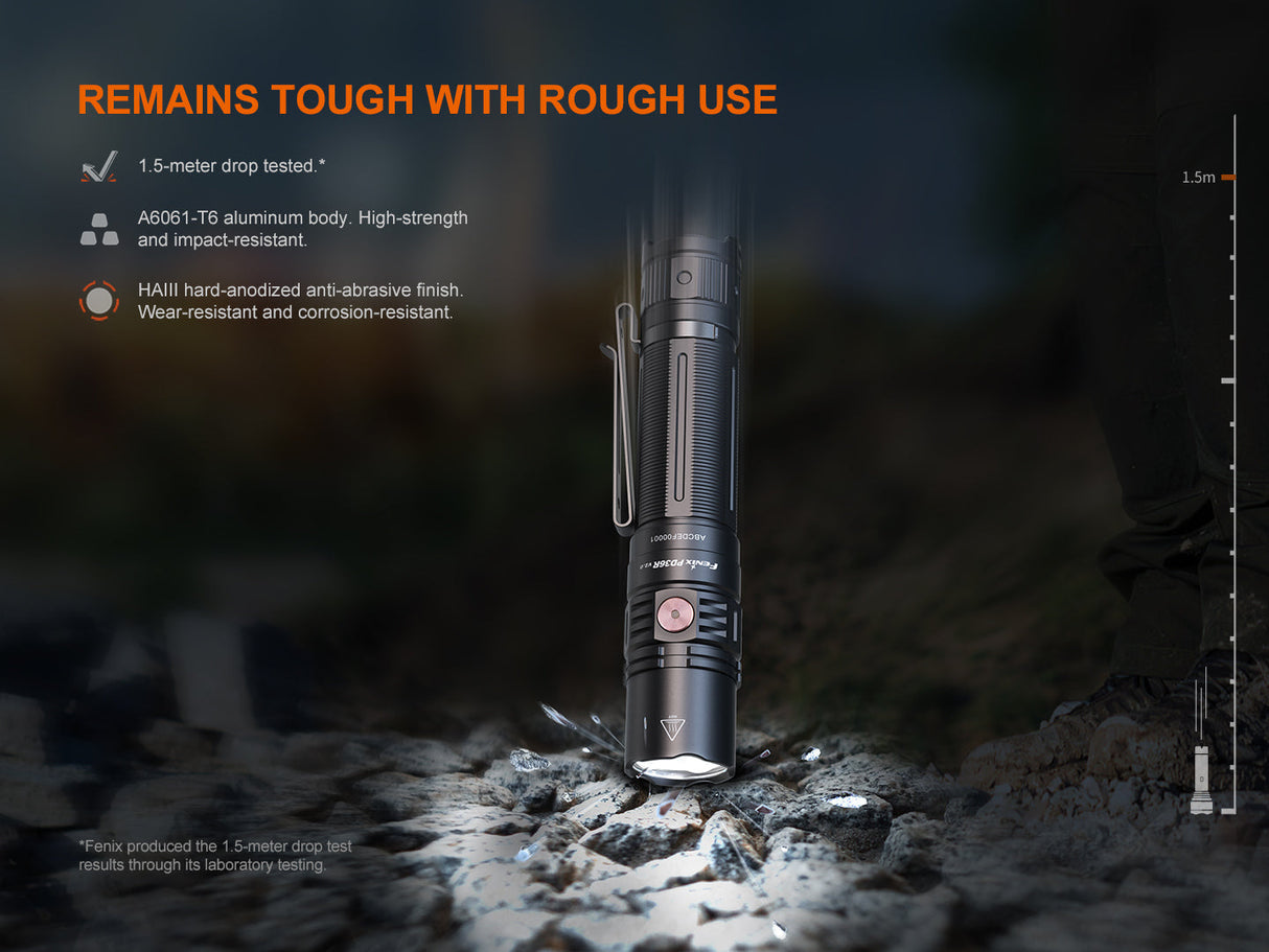 Fenix PD36R V2 Compact Tactical 1700 - Adventure Ready