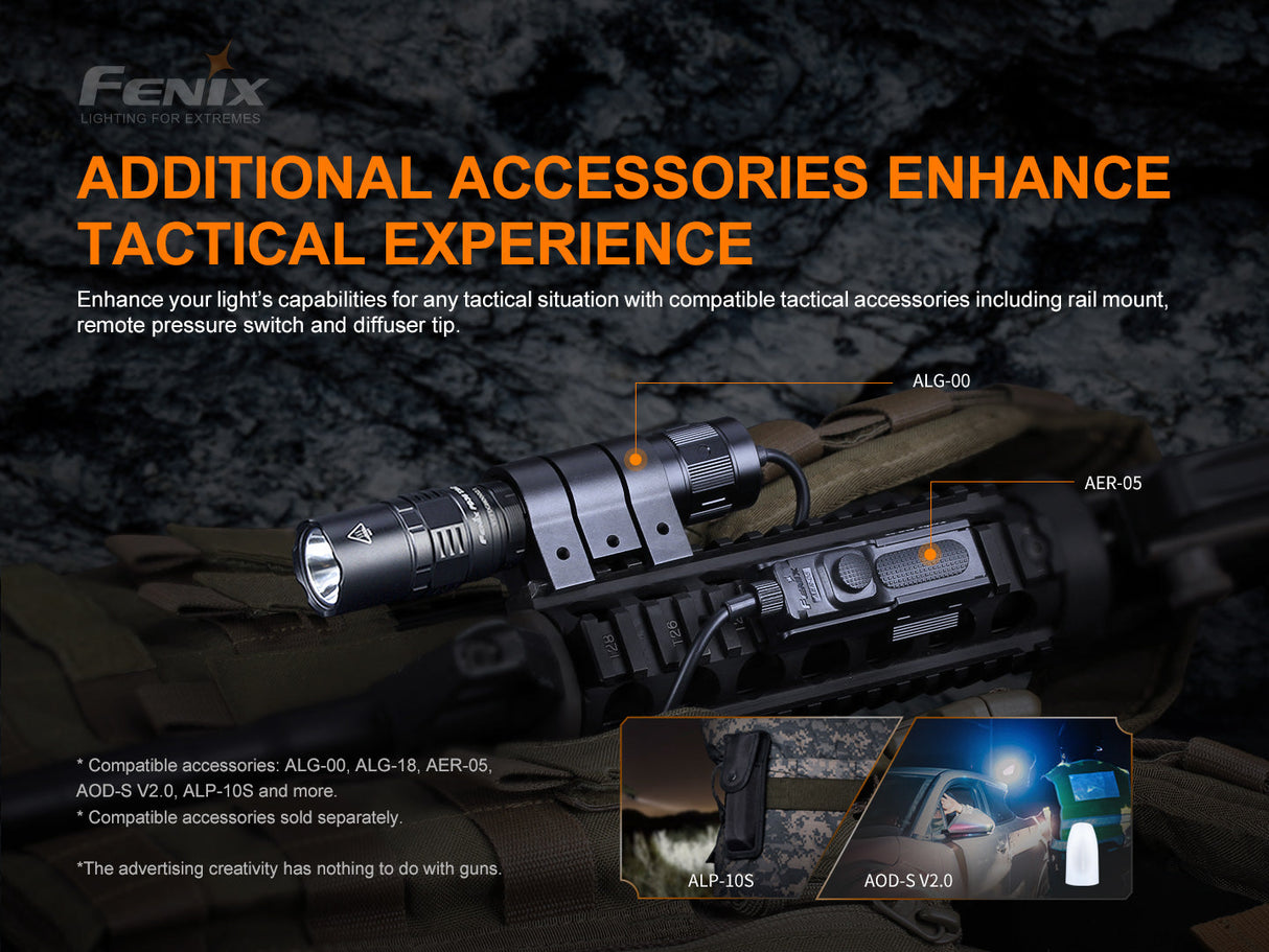 Fenix PD36 TAC 5.5in Flashlight 3000 Lumens – Trail Tested