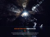 Fenix PD40R V3 Rechargeable Flashlight Adventure Ready