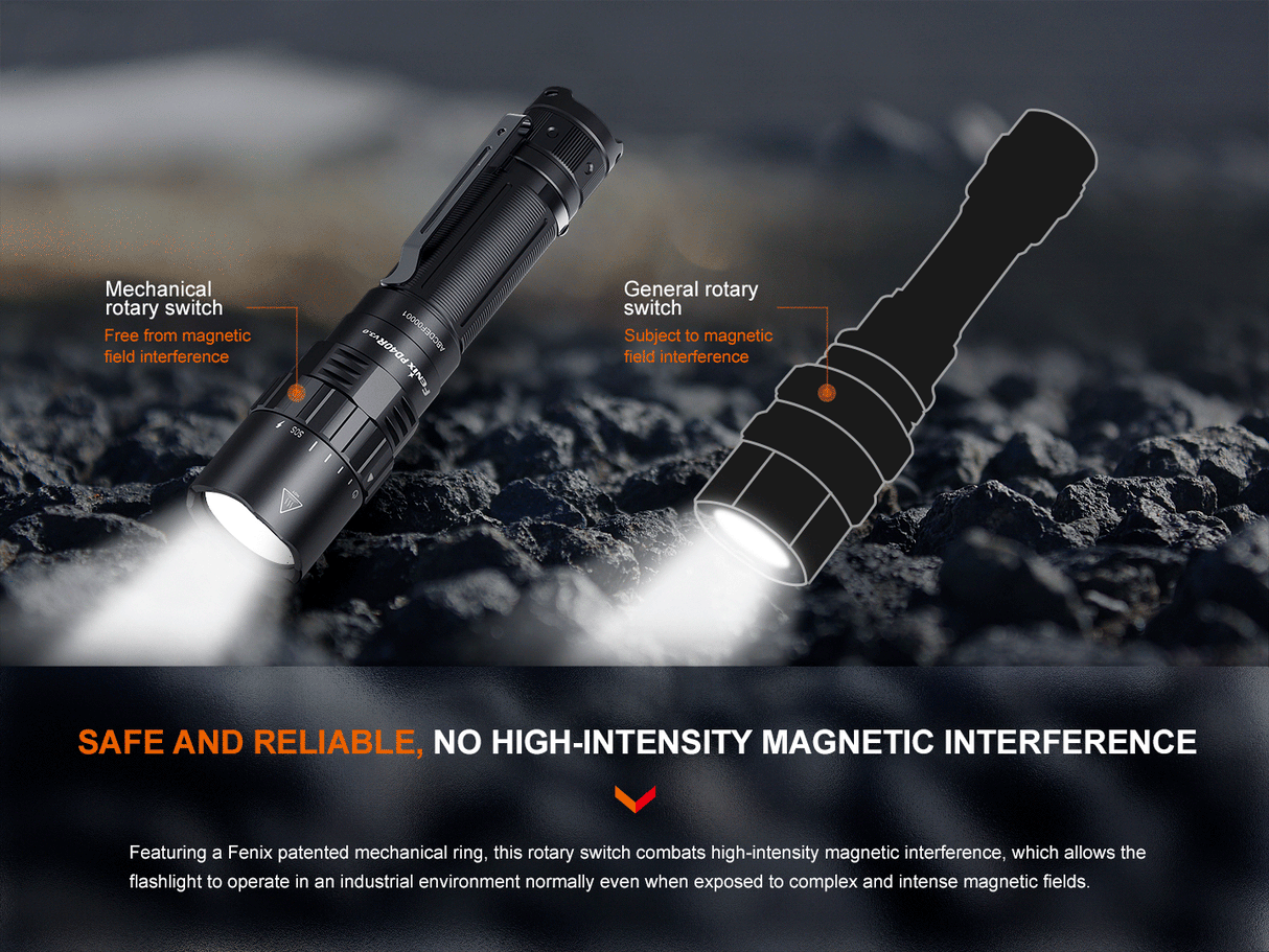 Fenix PD40R V3 Rechargeable Flashlight Adventure Ready