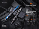Fenix T6 Tactical Penlight USB C Rechargeable 80 Lumen LED Self Defense EDC Enthusiasts Tool