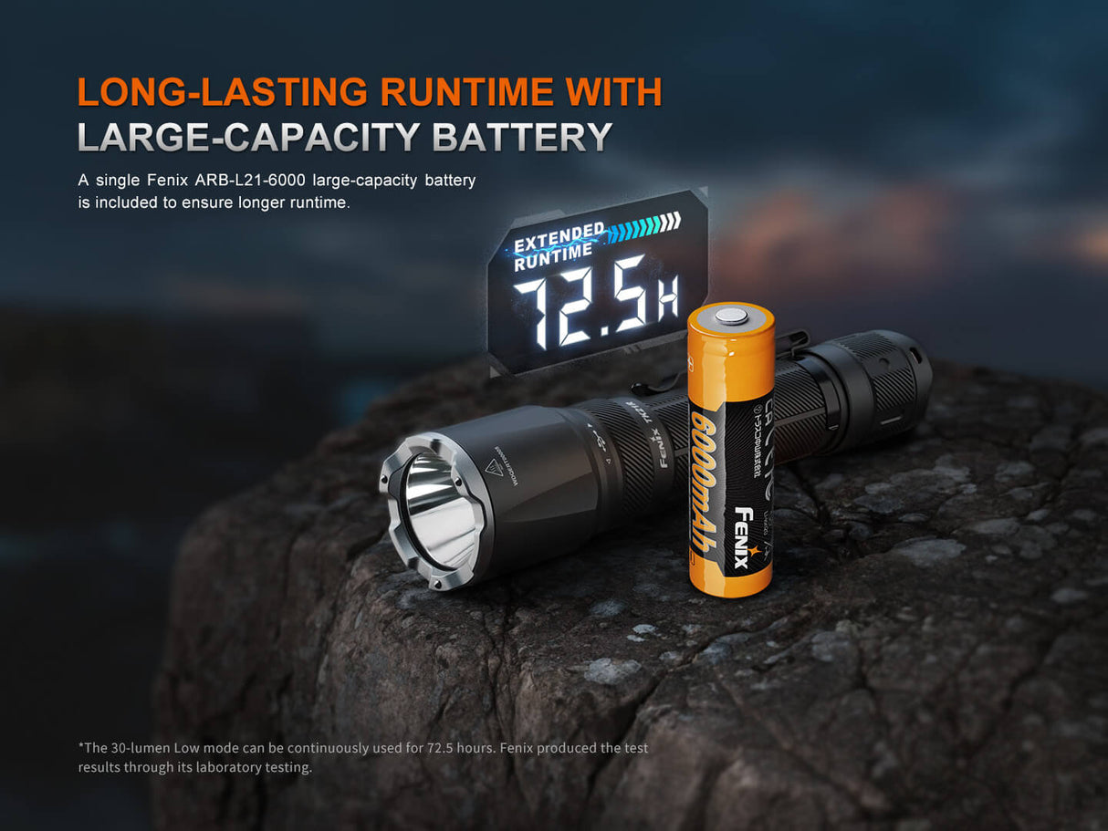 Fenix TK21R Flashlight 3600 Lumen 480m Beam Adventure Ready