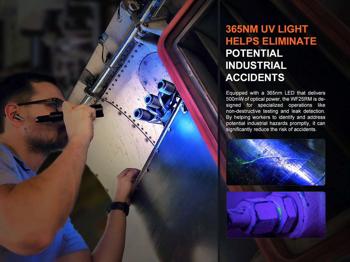 Fenix WF25RM Duty Light Multifunctional Cradle Charger 3000 Lumens 365nm UV For Professionals