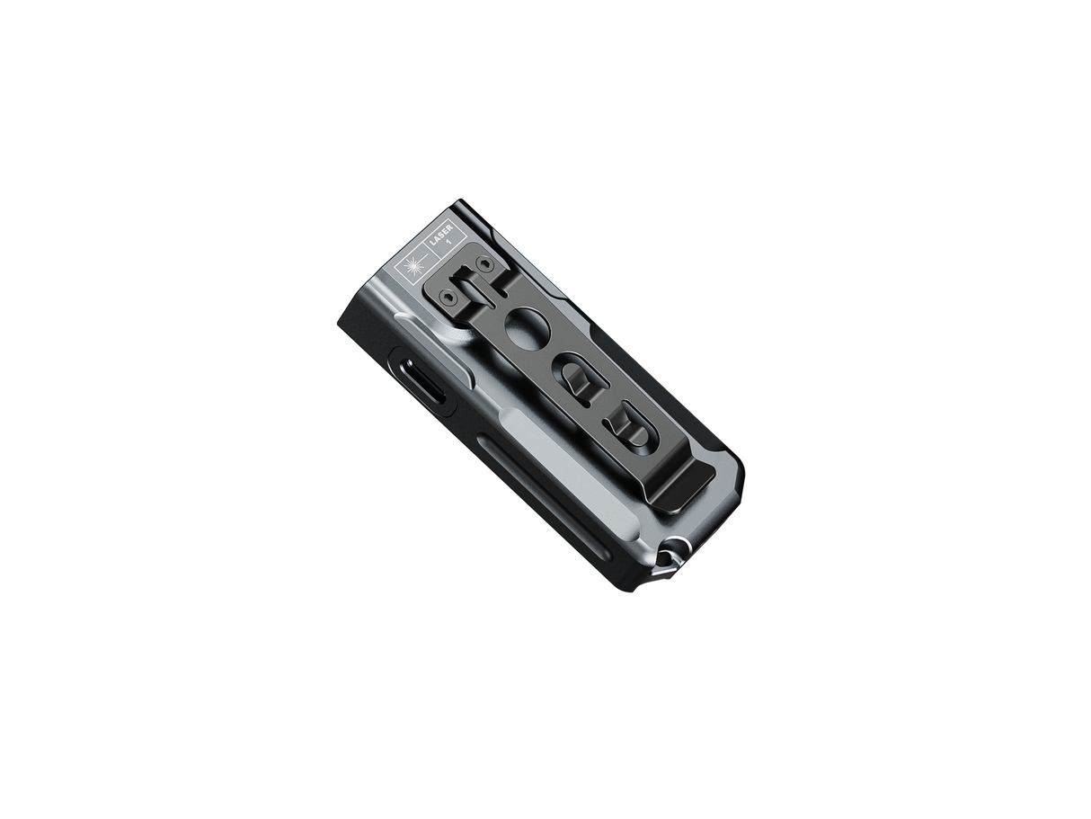 Fenix E06R Keychain Light With Powerful 700 Lumen Output White UV Red Laser Pointer For Everyday Carry Enthusiasts