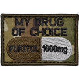 Fukitol, My Drug of Choice - 2x3 Patch