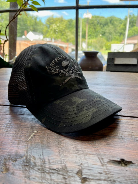 Skallywag Mesh Hat - Black Multicam-3