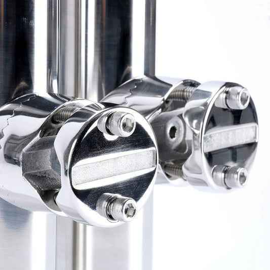 2PCS Stainless Steel Clamp-On Fishing Rod Holders-1