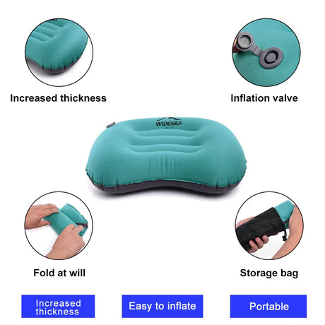 Portable Inflatable Pillow Camping Equipment-2