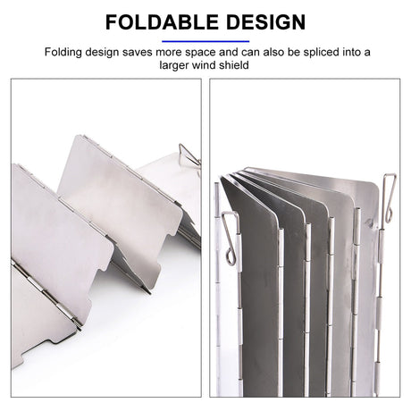 Camping Portable Stove Wind Shield-4