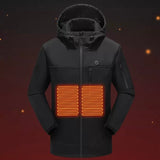 10-Zone Softshell Heated Jacket Waterproof Winter Coat｜LITEGUEST™