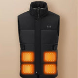 8-Zone Dual-Control Adjustable Waist Heated Vest | LITEGUEST