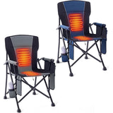 LITEGUEST™ Heated Folding Chair – Portable Warmth for Camping & Fishing