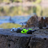 Reaction Tackle Lead Fish Head Jigs - 5-PACK - New
