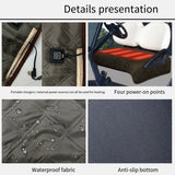 LITEGUEST USB Heated Golf Cart Seat Cushion Winter Warmth Essential