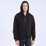 LITEGUEST USB Heated Hoodie 5-Zone Heated Zip-up Hooded Sweatshirt