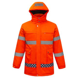 LITEGUEST Smart Heated Reflective Work Jacket for Outdoor Duty