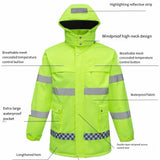 LITEGUEST Smart Heated Reflective Work Jacket for Outdoor Duty