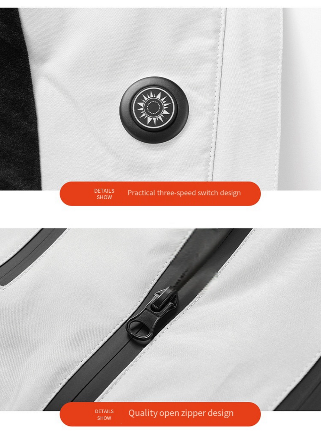 LITEGUEST™ Heated Jacket – 5-Zone USB-Powered Outdoor Hiking Coat