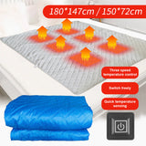 LITEGUEST™ Heated Camping Blanket – Polar Fleece, Waterproof & USB-Powered