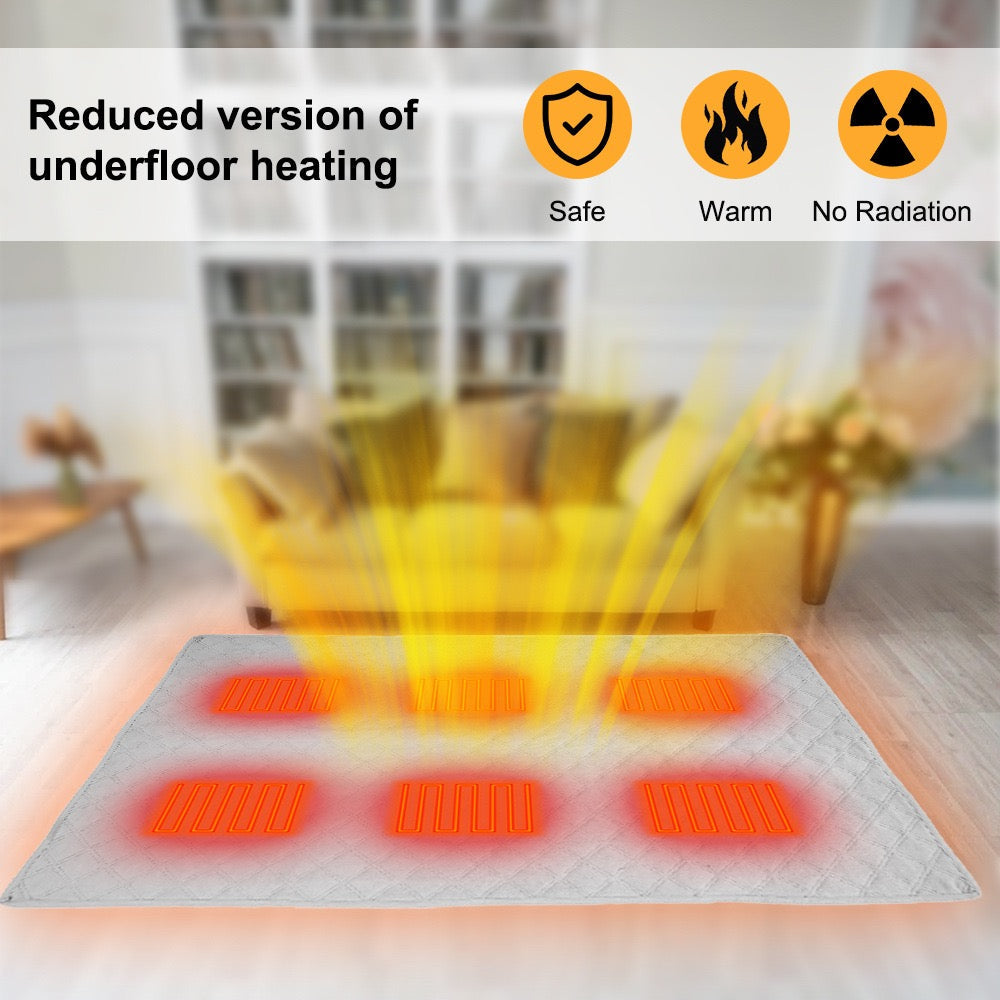 LITEGUEST™ Heated Camping Blanket – Polar Fleece, Waterproof & USB-Powered