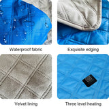 LITEGUEST™ Heated Camping Blanket – Polar Fleece, Waterproof & USB-Powered
