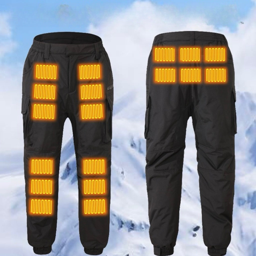 LITEGUEST 18-Zone Heated Pants Multi-Pocket Winter Outdoor Wear