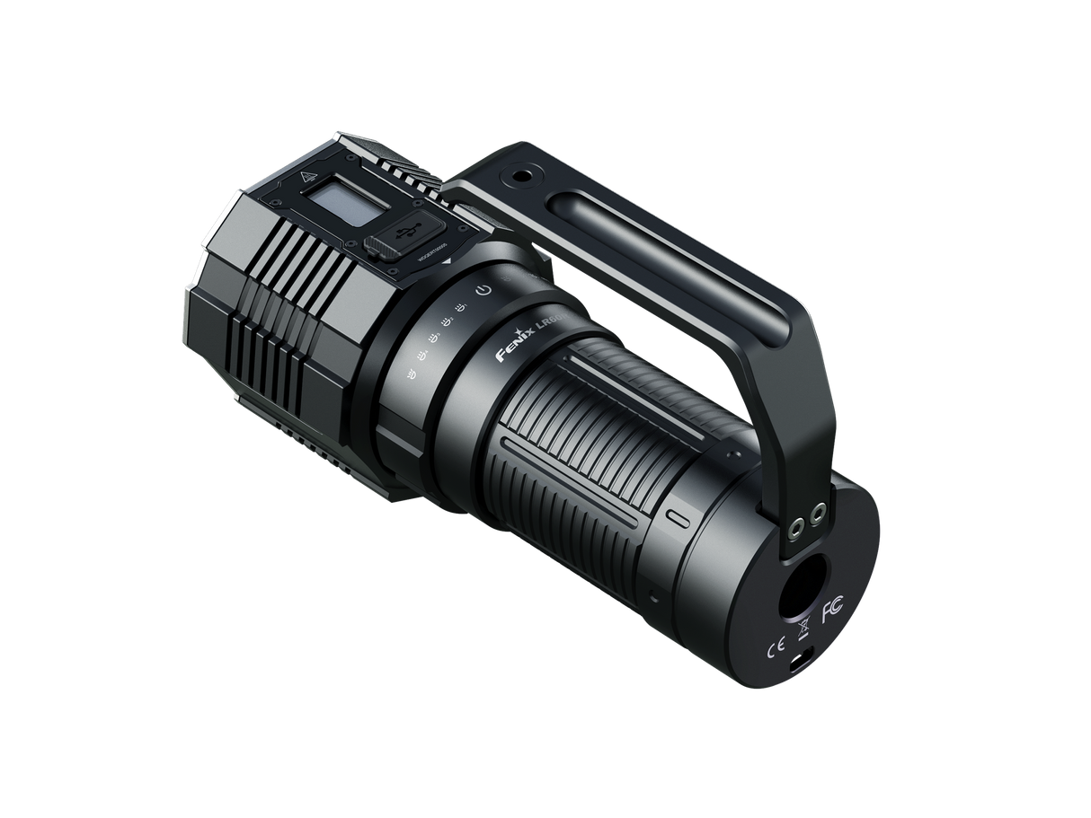 Fenix LR60R Rechargeable Searchlight 21000 Lumens OLED Display Long Range Beam Outdoor Pros