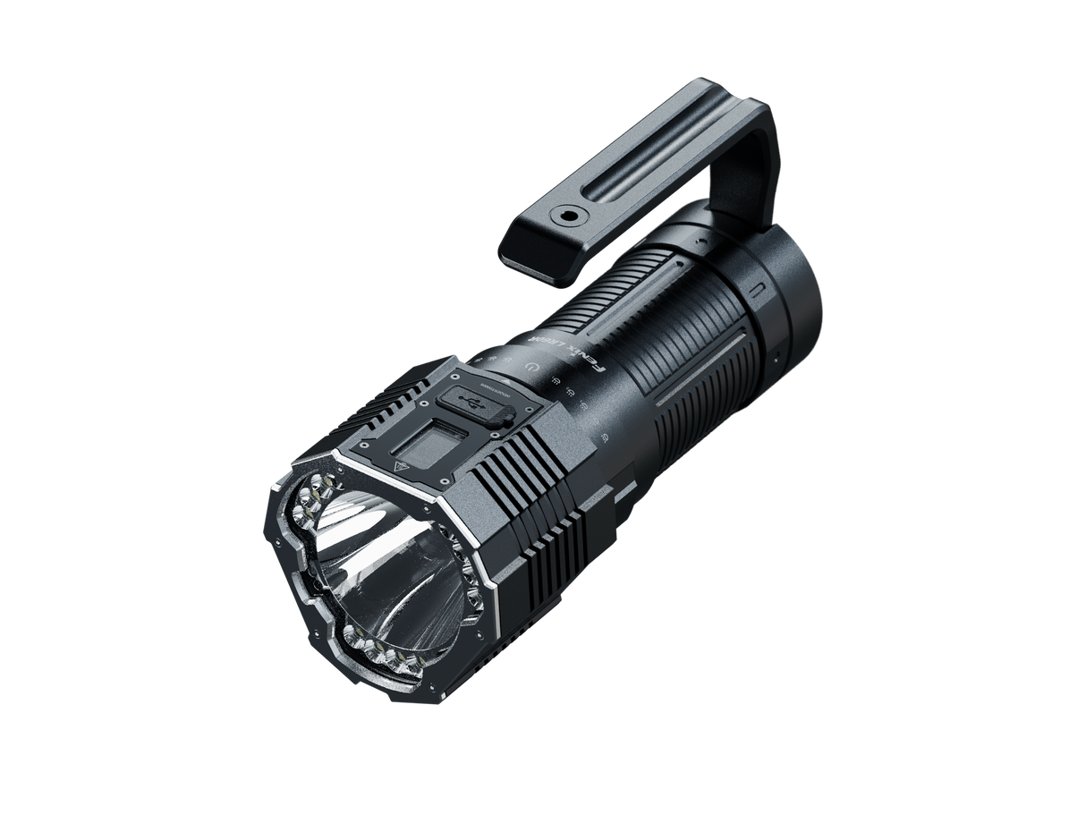 Fenix LR60R Rechargeable Searchlight 21000 Lumens OLED Display Long Range Beam Outdoor Pros