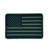 US Flag - Rounded Corners - 2"x3" PVC Patch (USA Made)