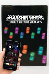 Marshin Whips Rosewell X-2 Billet RV Rocklights x16
