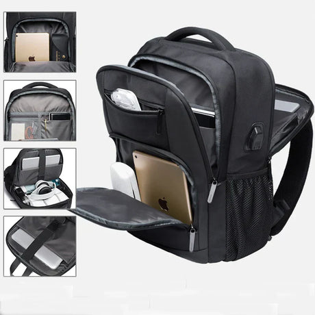 Men's Tactical Business Travel Backpack-3