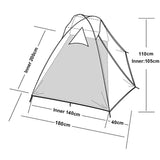 Desert Fox Camping Tent 2 Persons-2