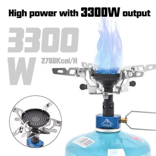 3300W Camping Gas Burner Silver-1