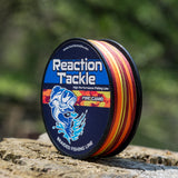 Reaction Tackle Braided Fishing Line - Fire Camo - NEW