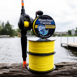 Reaction Tackle Braided Fishing Line - NO FADE Yellow - NEW