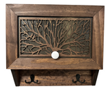Tree of Life Wall-Mounted Gun Cabinet – Hidden Firearm Storage with Elegant Nature-Inspired Design