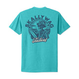 Skallywag Surf's Up Tee - Bondi Blue