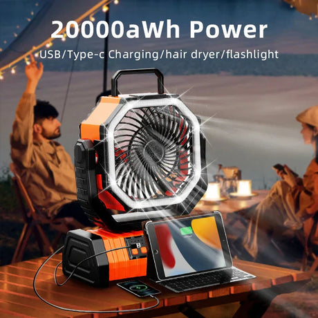 Battery Operated Camping Fan-4