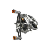 Baitcasting Fishing Reel Magnetic Braking Right Hand Silver-2