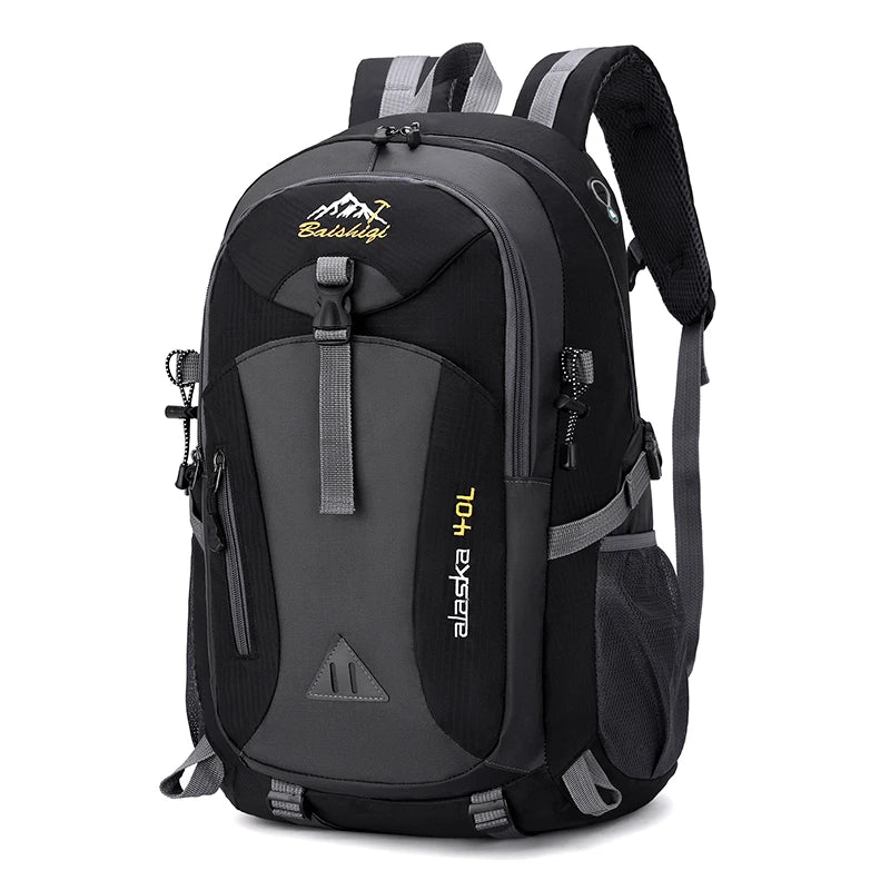 Men's Waterproof Nylon Casual Outdoor Travel Backpack-0