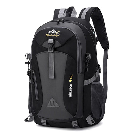 Men's Waterproof Nylon Casual Outdoor Travel Backpack-0