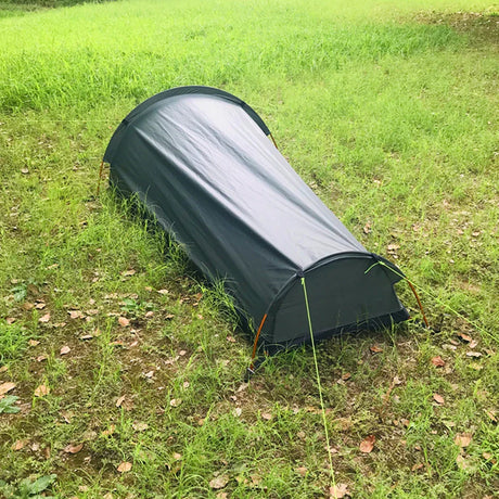 Ultralight Single-Person Camping Tent Green-2